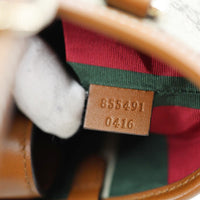 GUCCI Emblem Mini GG Monogram Canvas Tote Bag Beige 855491