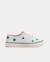 Saltwind White / Green Low Top Sneakers
