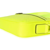 Vibrant Fluorescent Yellow Monogram Crossbody Bag