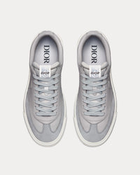 B101 Dior Gray Smooth Calfskin and Nubuck Low Top Sneakers