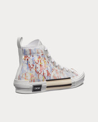 B23 Multicolor Dior Oblique Canvas High Top Sneakers