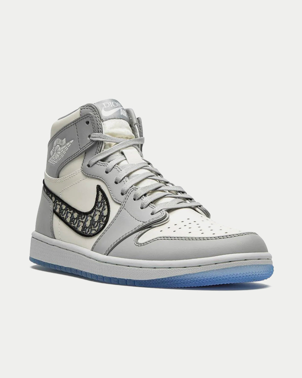 Air Jordan 1 Grey High Top Sneakers