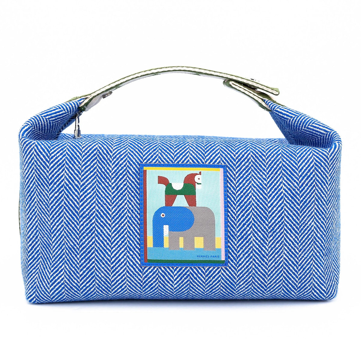 Hermès Bride-a-Brac Blue Canvas