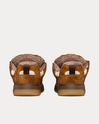 B9S Skater Limited And Numbered Edition Brown Suede with Brown and Beige Dior Oblique Jacquard Low Top Sneakers