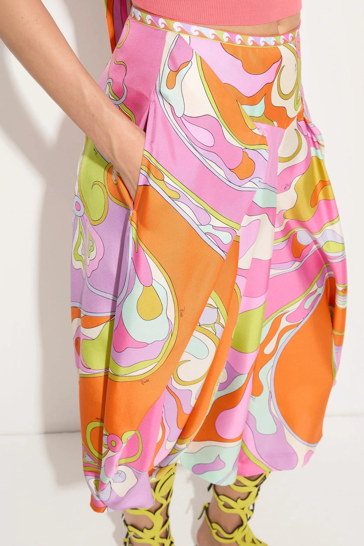 Pucci Wide Silk Pants