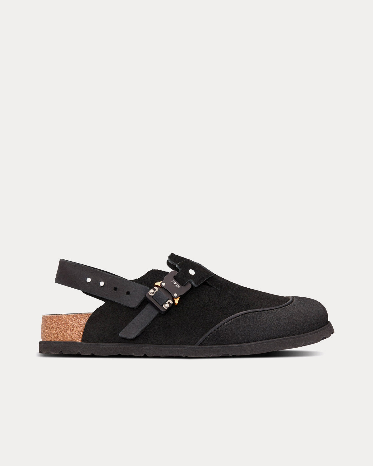 Tokio Black Nubuck Calfskin Mules