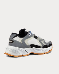 CD1 White Mesh and Gray and Black Technical Fabric Running Trainers
