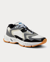 CD1 White Mesh and Gray and Black Technical Fabric Running Trainers