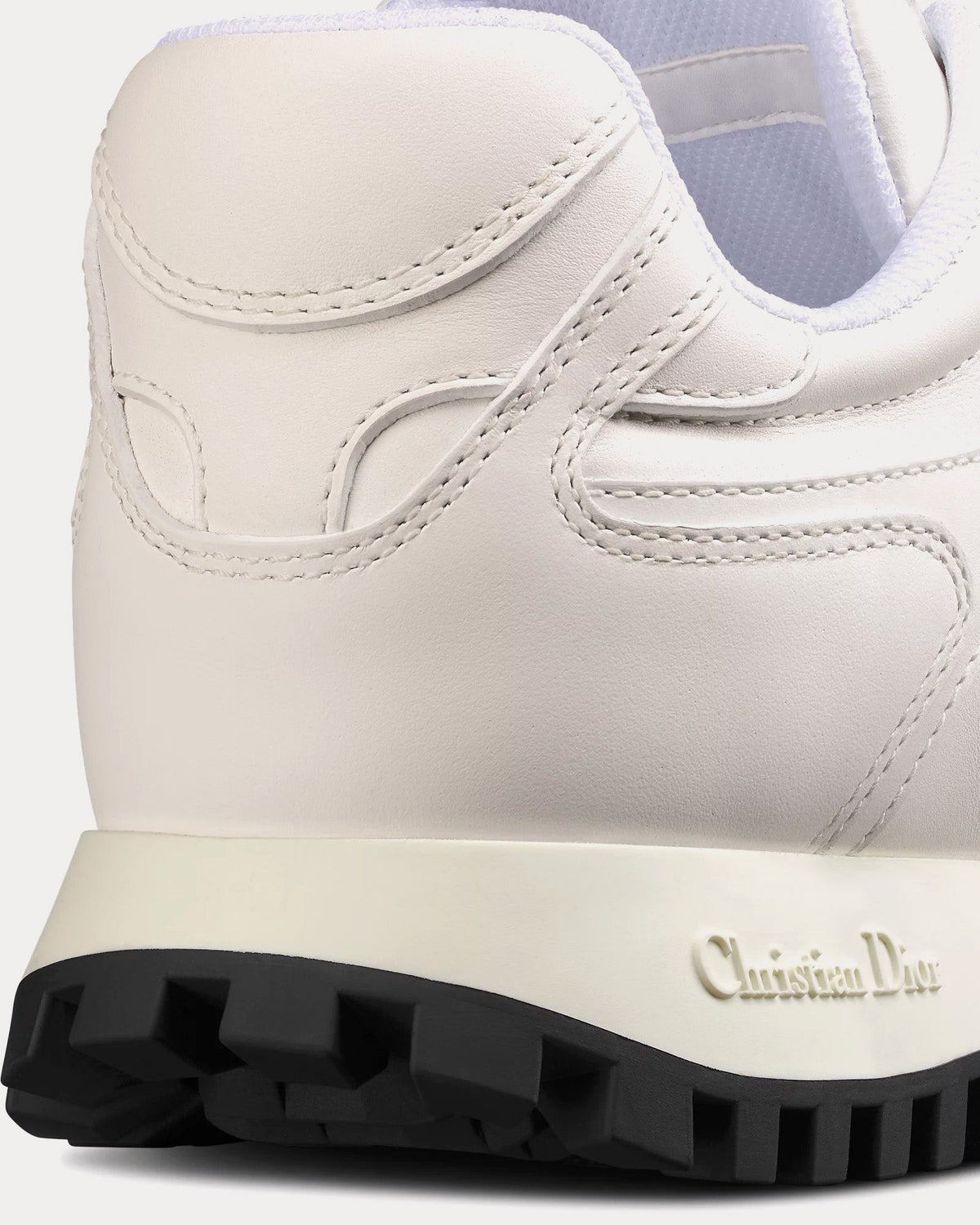 C'est Calfskin White Low Top Sneakers