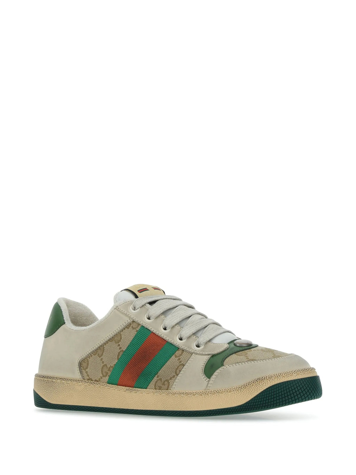 Vintage Inspired Screener Leather Trainer