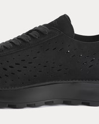Squash Suede Black Low Top Sneakers