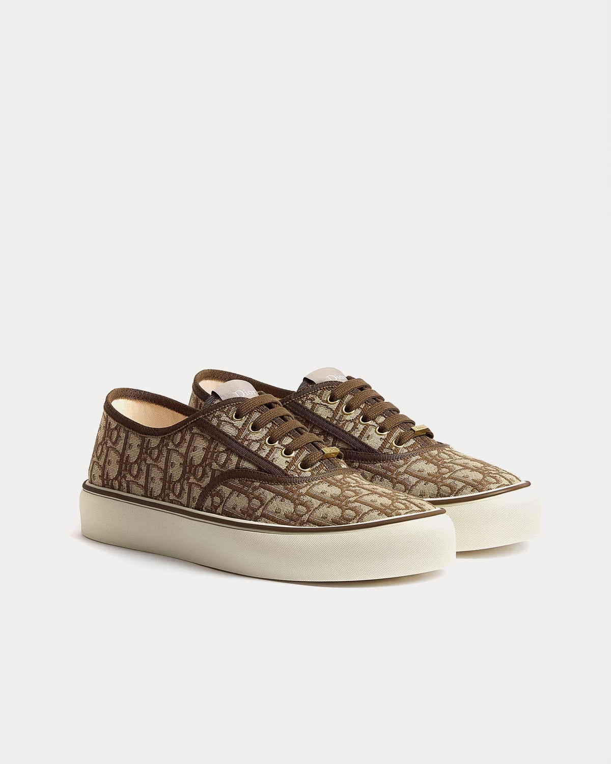 Saltwind in Dior Oblique Jacquard Brown Low Top Sneakers