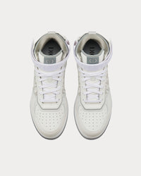 B27 Dior Oblique Galaxy White High Top Sneakers