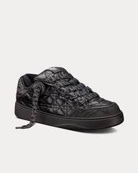 B9S Skater Limited And Numbered Edition Black Quilted Cannage Calfskin Low Top Sneakers