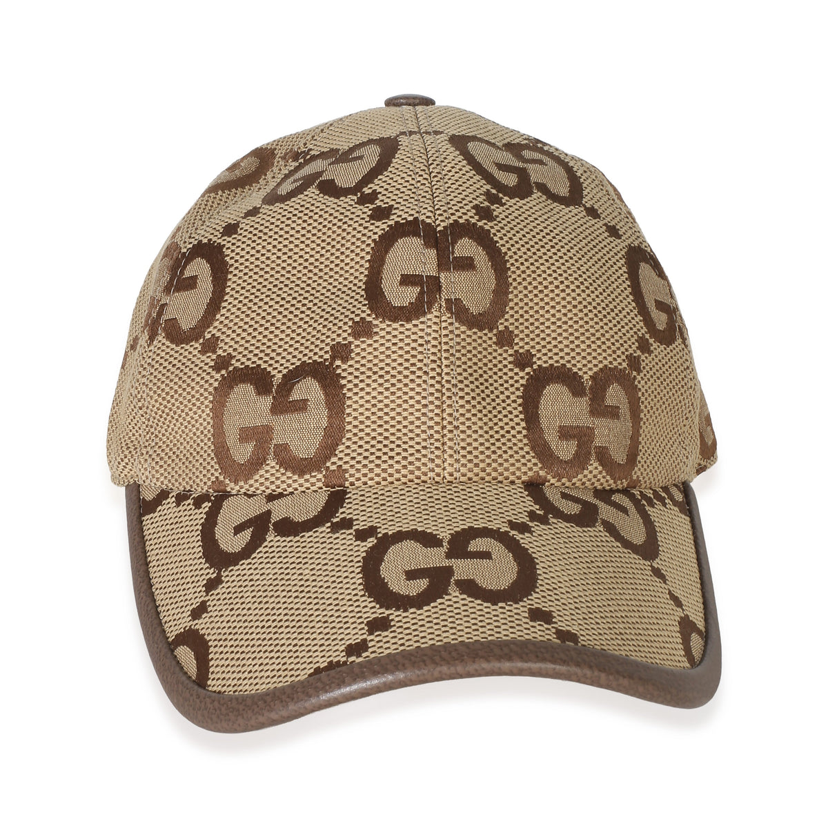 Beige Jumbo GG Canvas Baseball Cap - Premium Designer Headwear