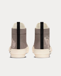 B23 Beige Canvas with AsteroDior Signature High Top Sneakers