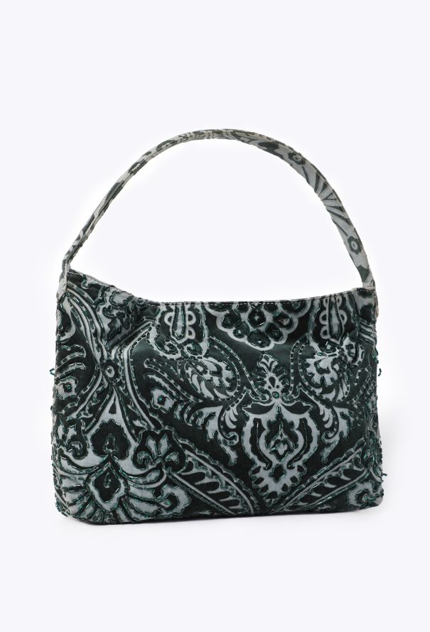 Dolce & Gabbana Embroidered Velvet Shoulder Bag, F/W 1998