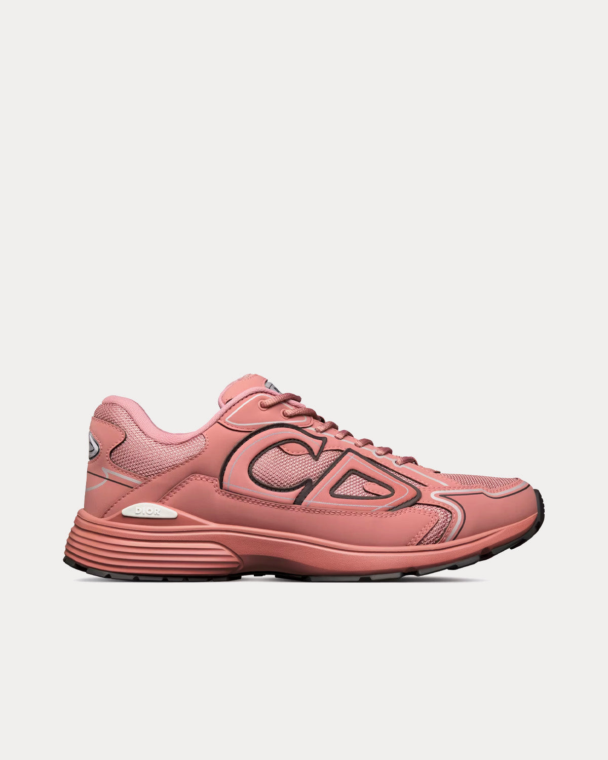 B30 Mesh & Technical Fabric Pink Low Top Sneakers