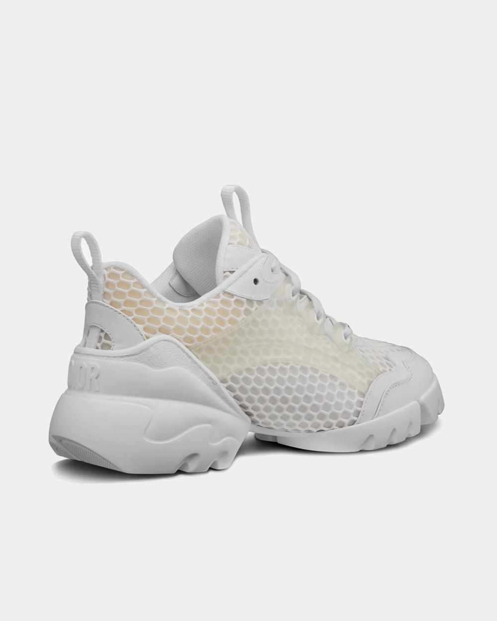 D-Connect White Low Top Sneakers