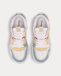 Dior One Perforated Calfskin & Suede White / Multi Low Top Sneakers