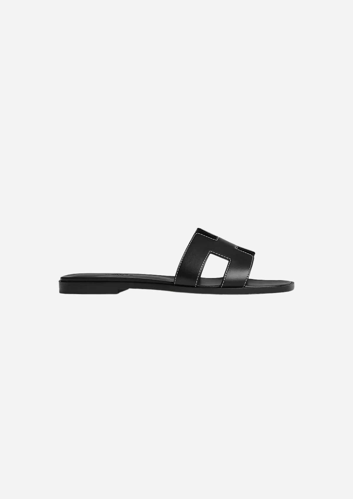 Hermès Oran Black Sandals