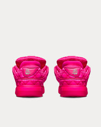 B9S Skater Limited And Numbered Edition Fuchsia Kumo Cannage Satin Low Top Sneakers