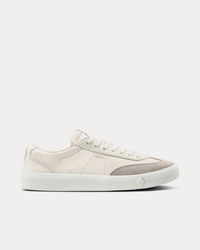 B101 Cream Smooth Calfskin and Greige Nubuck Low Top Sneakers