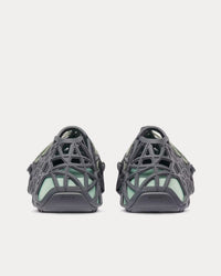 Dior Warp Anthracite Gray Cosmo Rubber with Warped Cannage Motif Sandals