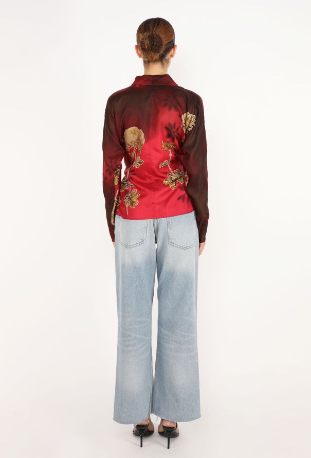 Gucci Tom Ford Silk Kimono, S/S 2001