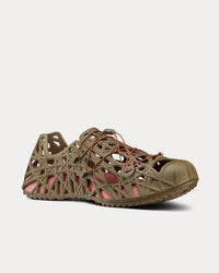 Dior Warp Khaki Cosmo Rubber with Warped Cannage Motif Sandals
