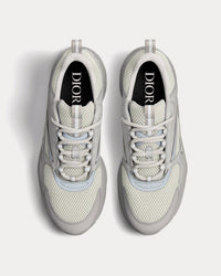 B22 Technical Mesh & Smooth Calfskin Dior Gray Low Top Sneakers
