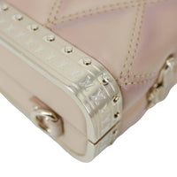 LOUIS VUITTON GO-14 Malletage Minaudiere Quilted Lambskin Leather Crossbody Bag Gold