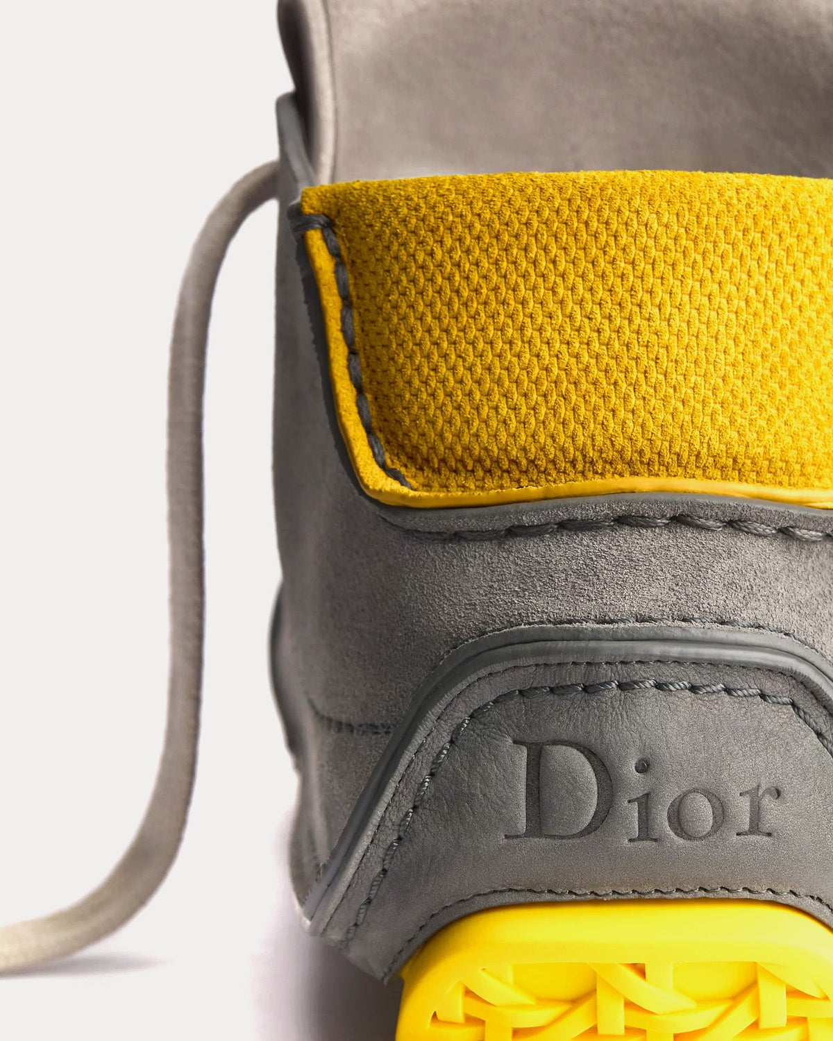 Roadie in Nubuck & Suede Grey / Navy Blue / Yellow Boots