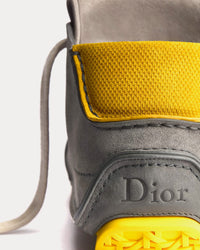 Roadie in Nubuck & Suede Grey / Navy Blue / Yellow Boots