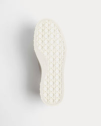 Hooper Canvas White / Navy Blue Low Top Sneakers