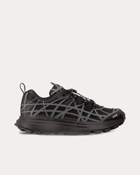 B31 Runner Technical Mesh & Rubber with Warped Cannage Motif Black / Anthracite Grey Low Top Sneakers