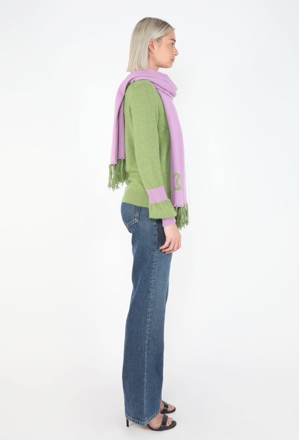 Chanel Cashmere Collegiate Sweater Set, 2007