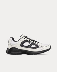 B30 Mesh & Technical Fabric White Low Top Sneakers
