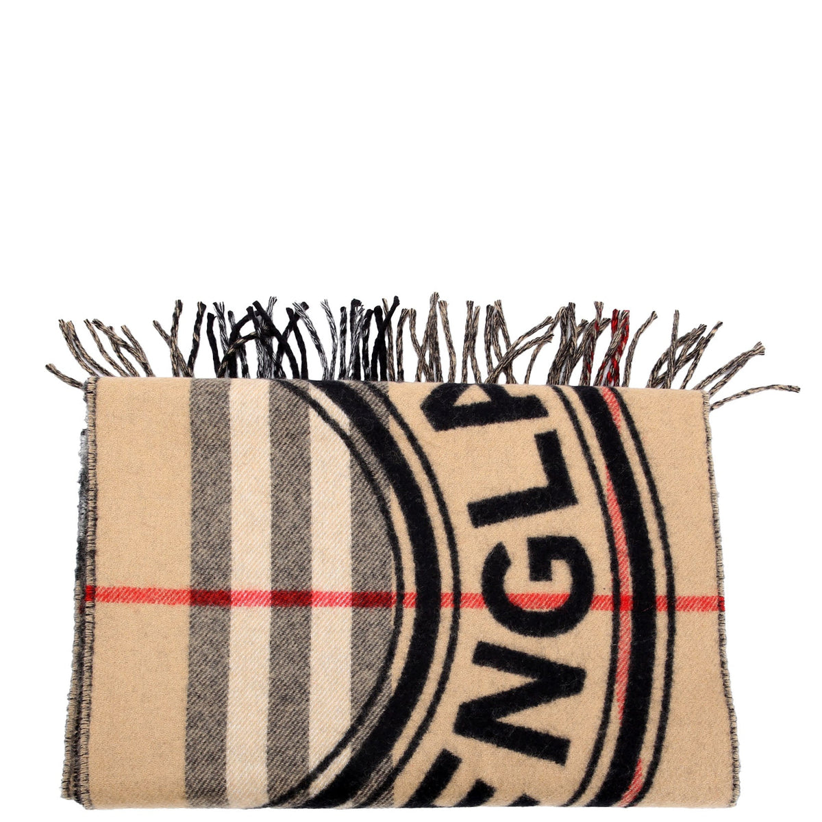 Montage Logo Cashmere Scarf