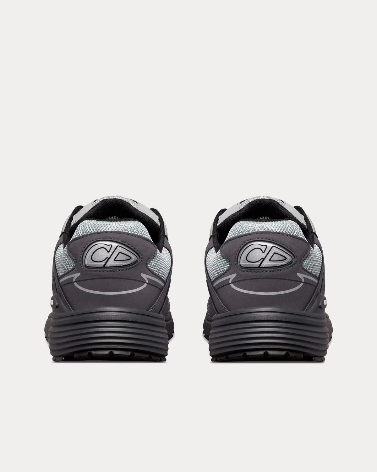 B30 Gray Mesh with Anthracite and Gray Technical Fabric Low Top Sneakers