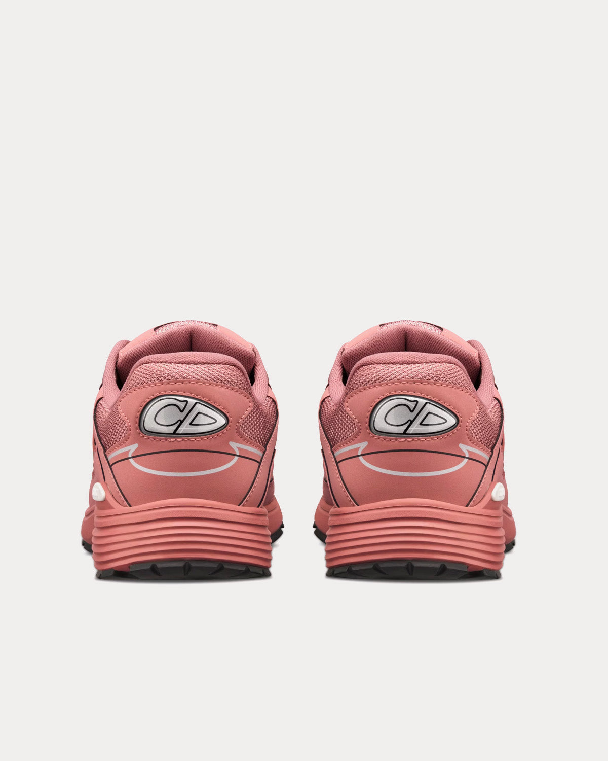 B30 Mesh & Technical Fabric Pink Low Top Sneakers