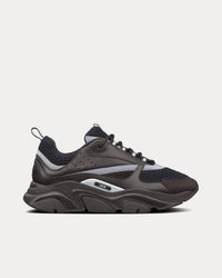 B22 Technical Mesh & Smooth Calfskin Black Low Top Sneakers