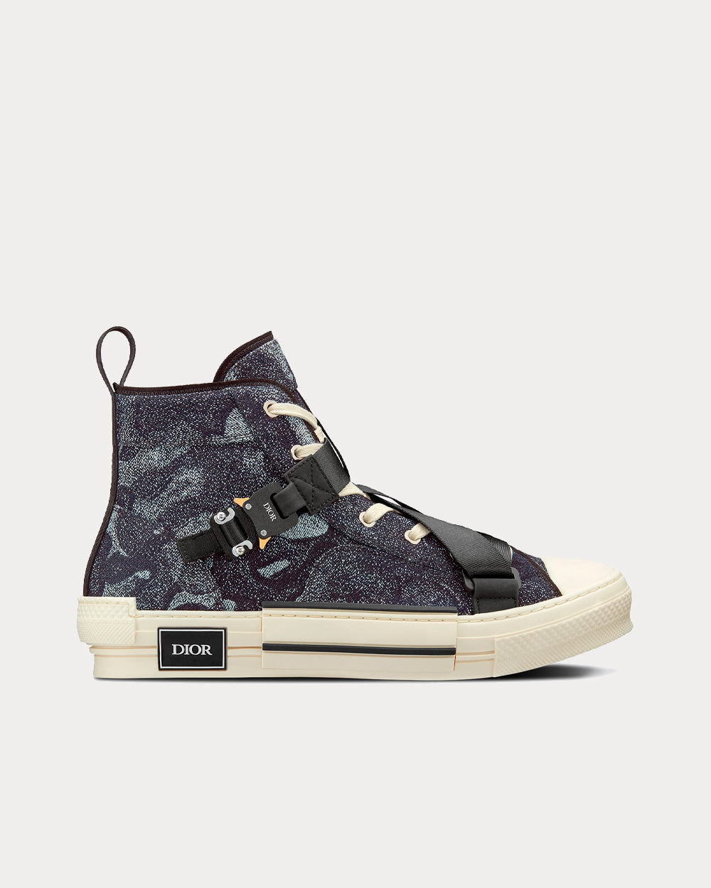 B23 Denim Camouflage Jacquard High Top Sneakers