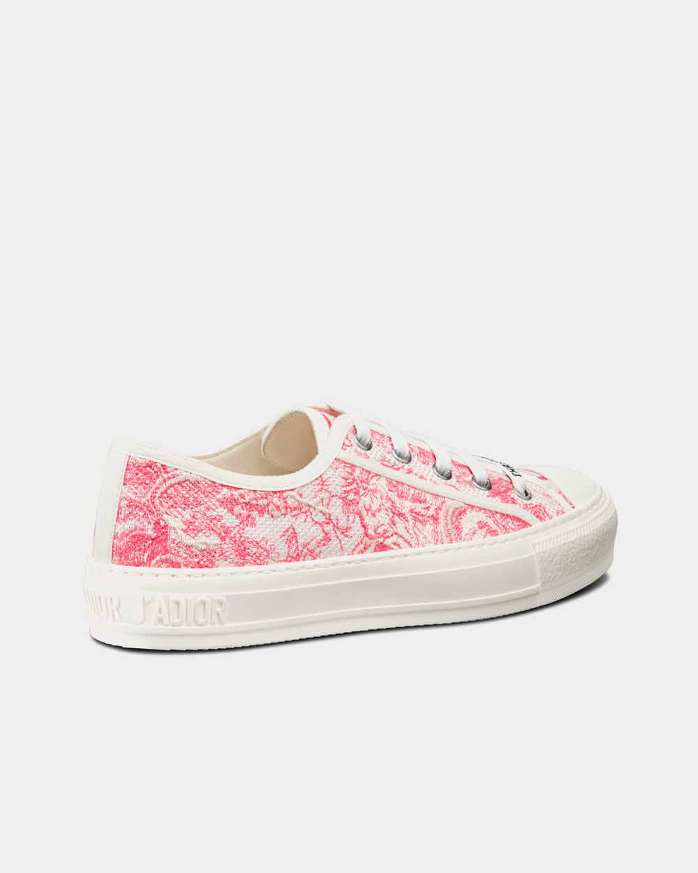 Walk'n'Dior Peony Pink Toile de Jouy Embroidered Cotton Low Top Sneakers