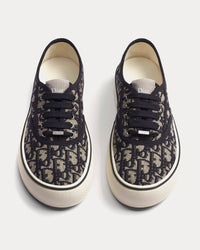 Saltwind in Dior Oblique Embroidered Blue Low Top Sneakers