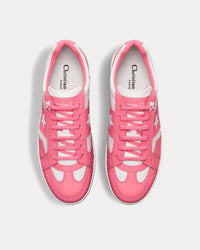 Dioriviera Dior Star Calfskin White / Candy Pink Low Top Sneakers