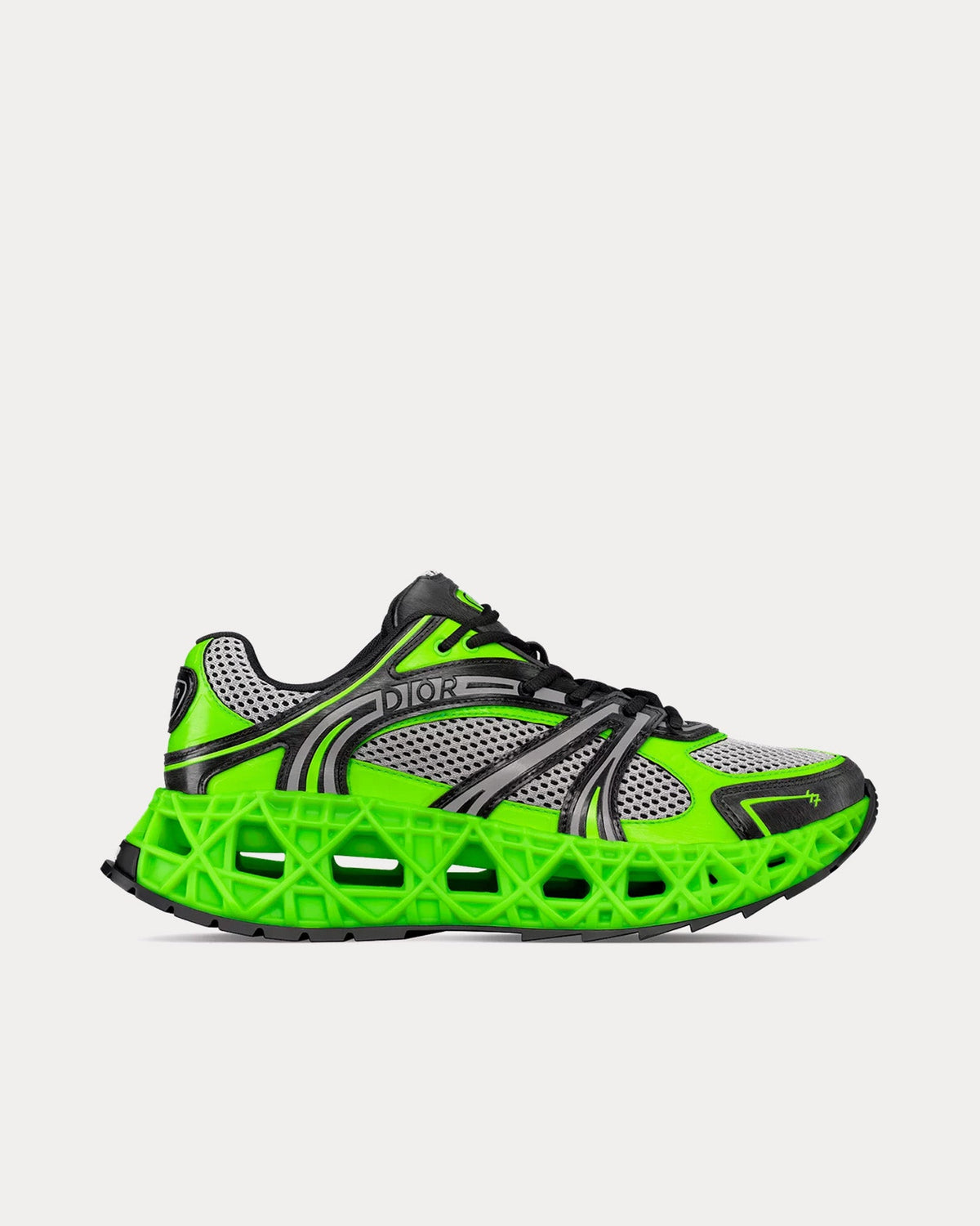 B35 NXXT Mesh Neon Green / Black Low Top Sneakers