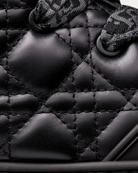B9S Skater Limited And Numbered Edition Black Quilted Cannage Calfskin Low Top Sneakers
