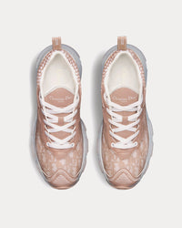 Dior Vibe Nude Dior Oblique Technical Fabric and Transparent Rubber Low Top Sneakers