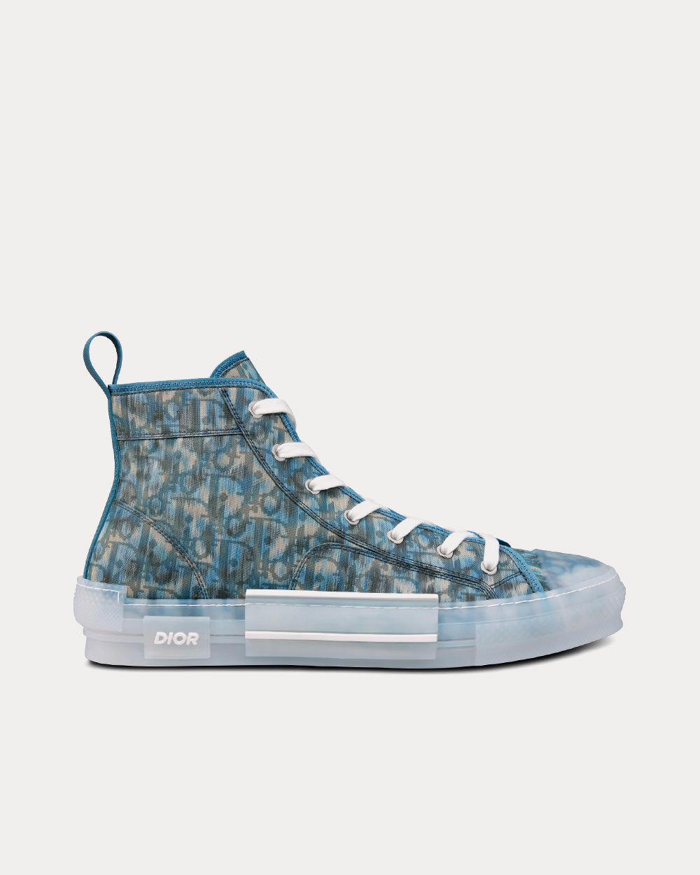 B23 Blue Dior Oblique Parley Ocean Plastic® High Top Sneakers